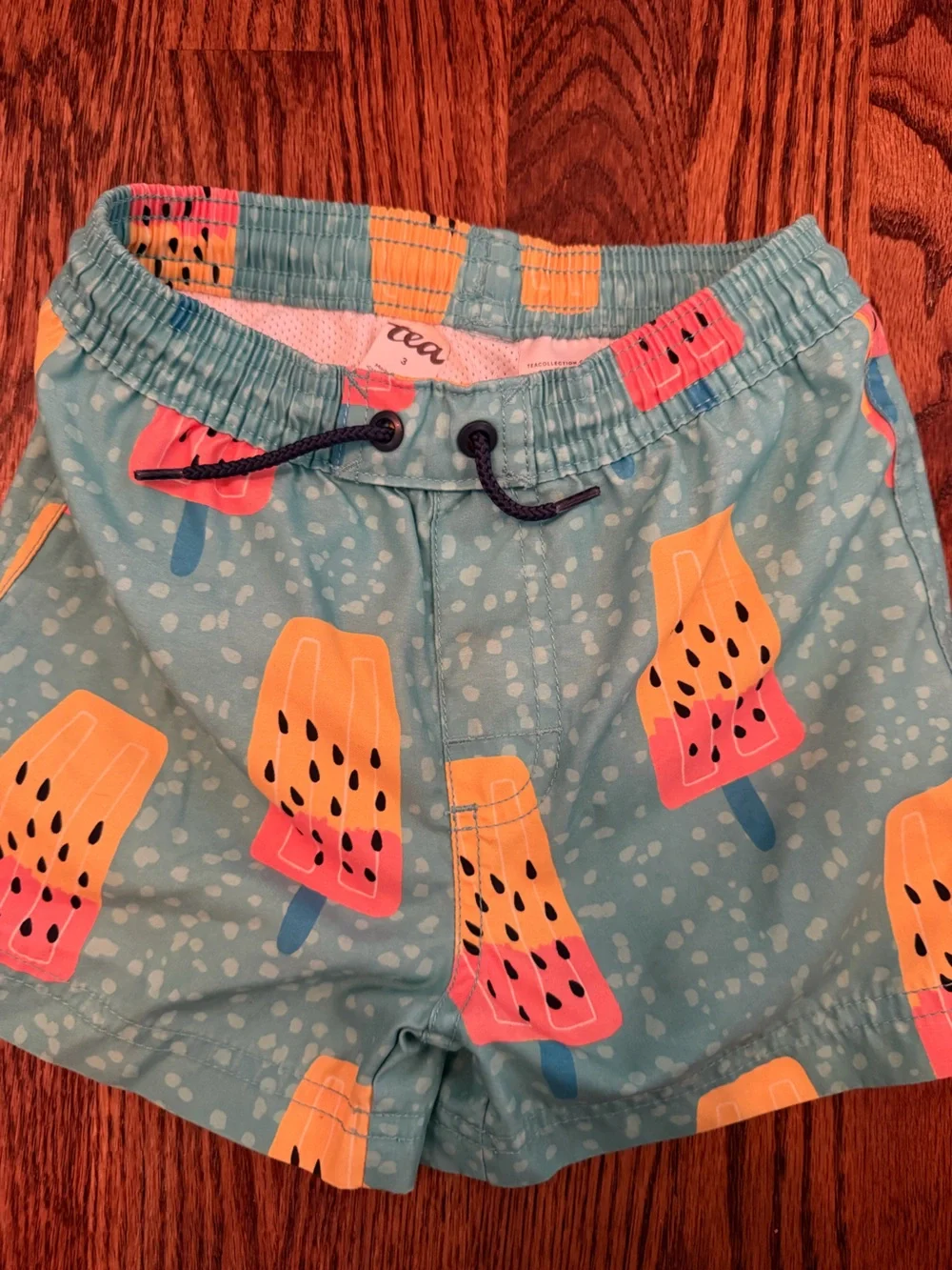 Tea Kids' Lot of 2 Seagulls and Popsicle Swim Shorts - size 3